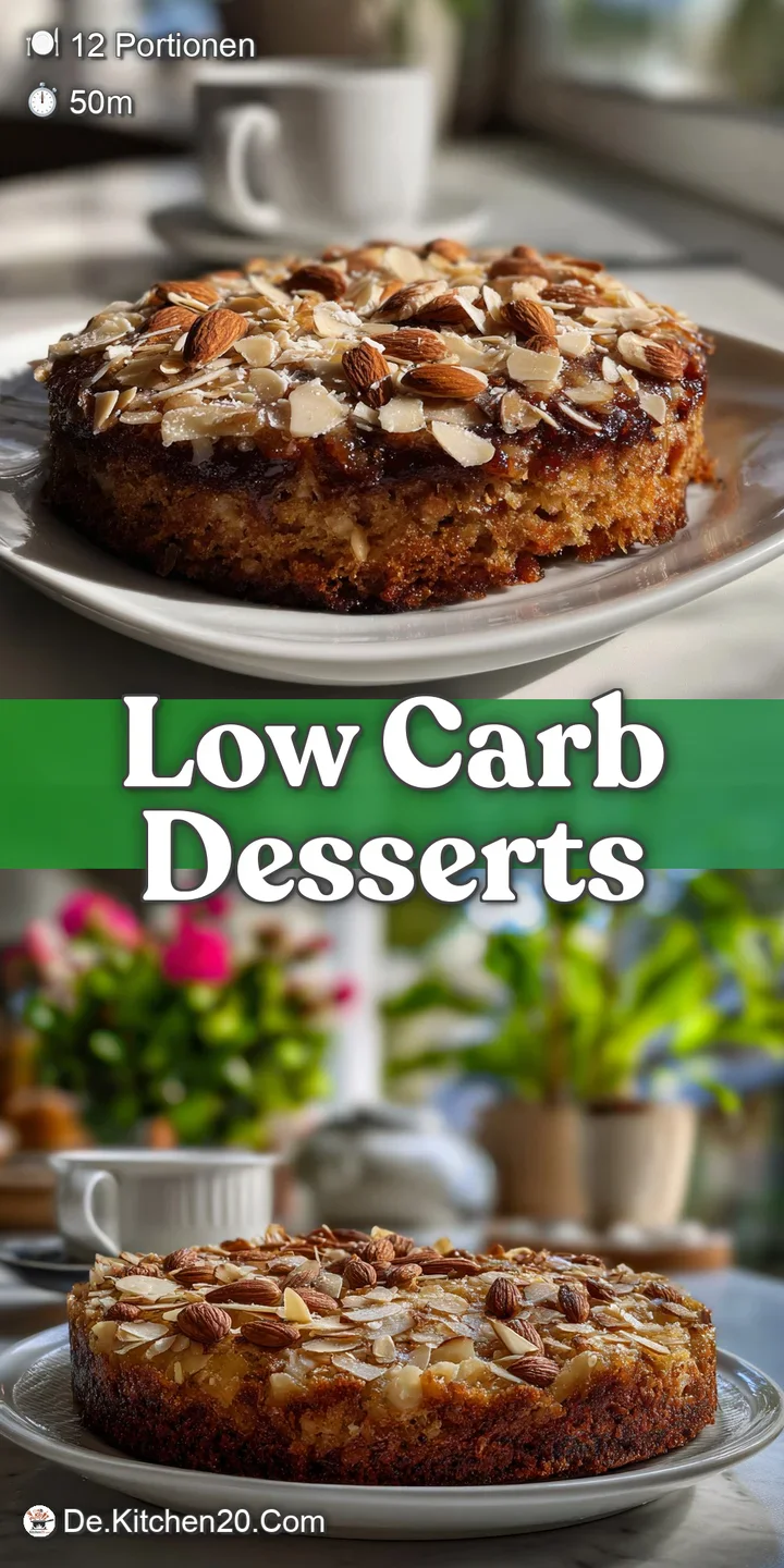 Close-up reveals toasted almond slivers atop a delicate cream filling. Cake has a light, airy crumb that is subtly sweet.