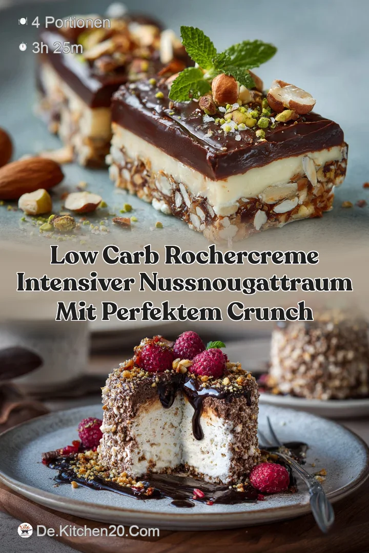Low Carb RocherCreme Intensiver NussNougatTraum mit perfektem Crunch