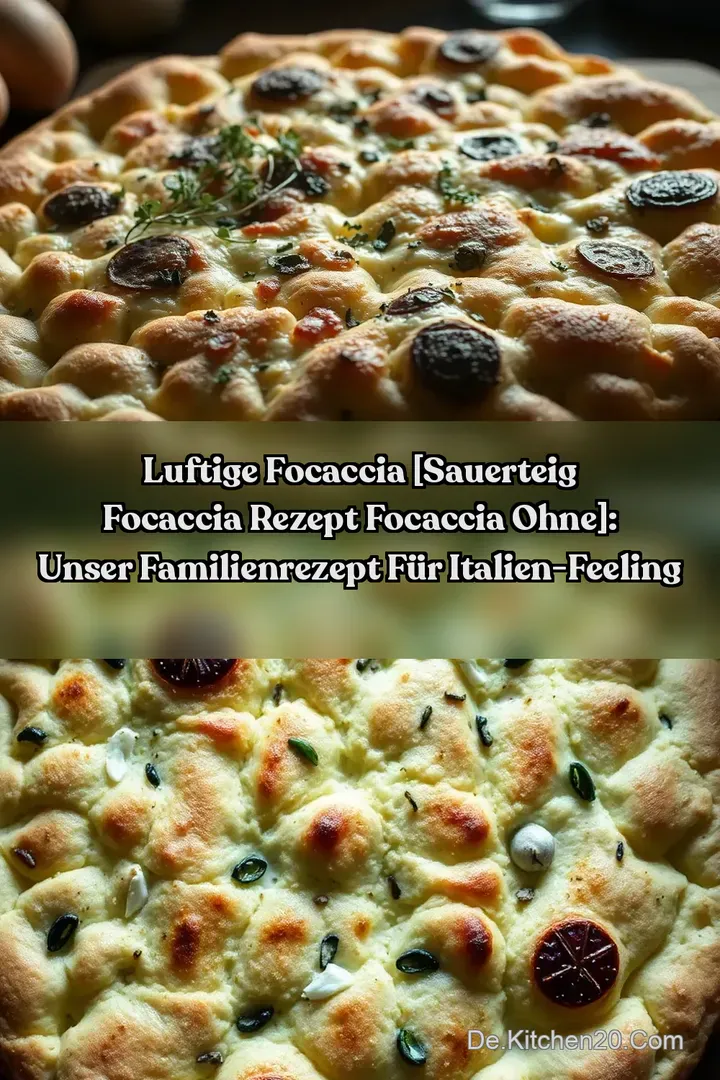 Luftige Focaccia [Sauerteig Focaccia Rezept Focaccia ohne]: Unser Familienrezept f&uuml;r Italien-Feeling