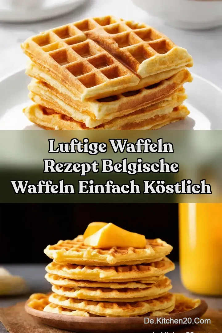 Luftige Waffeln Rezept Belgische Waffeln Einfach K&ouml;stlich