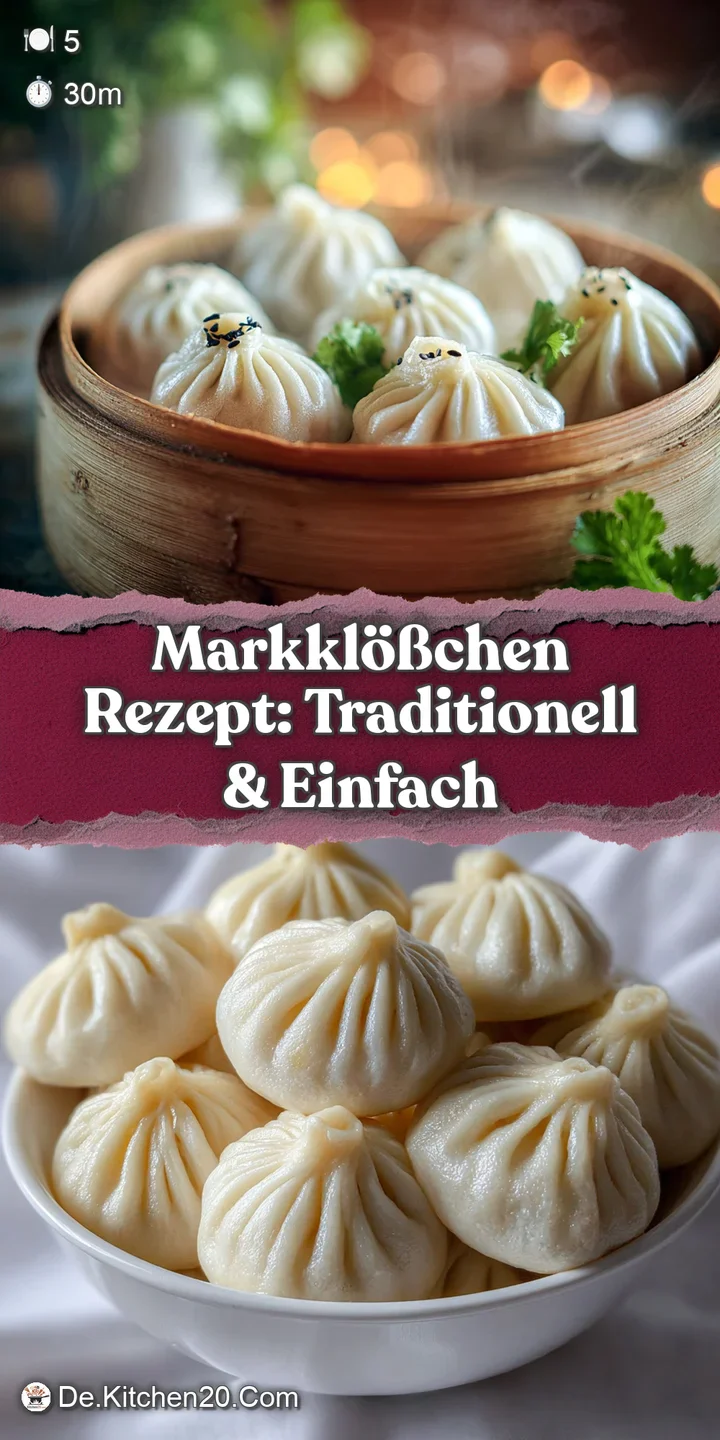 Close-up of glistening marrow dumplings floating in a savory broth, promising a burst of rich flavor and comforting warmth...