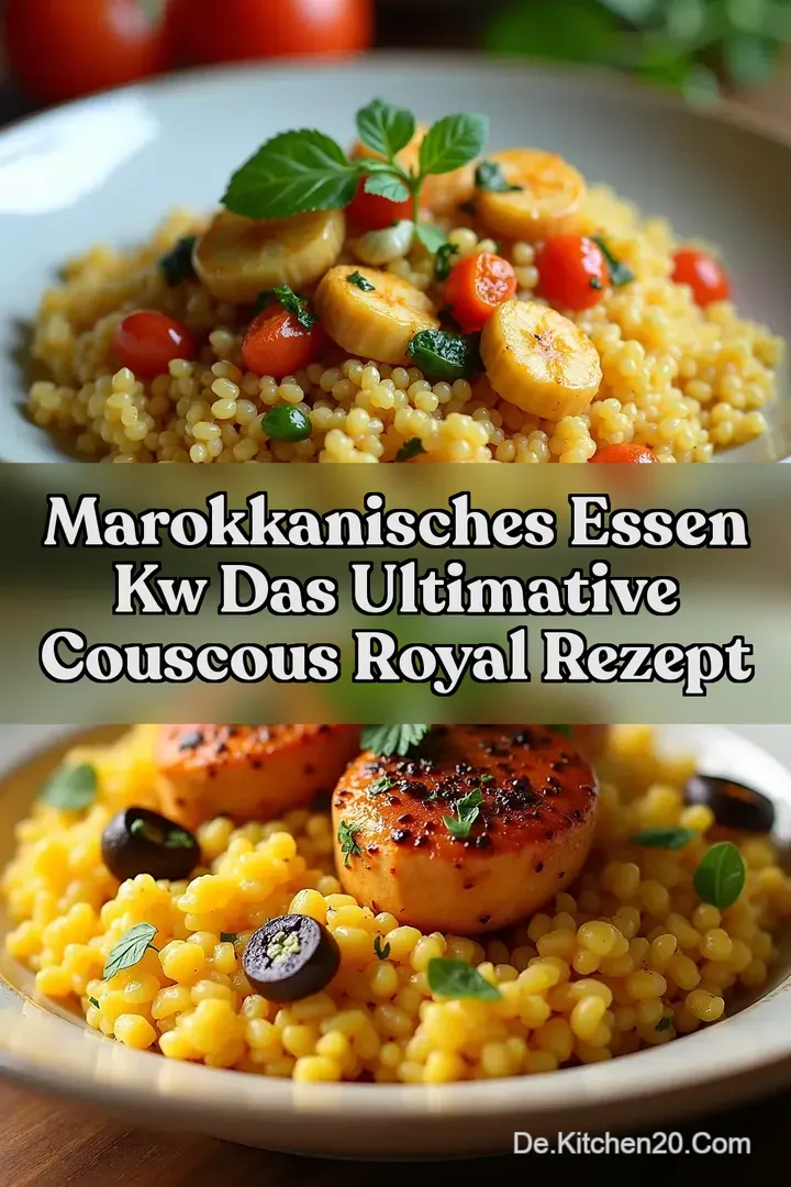 Marokkanisches Essen kw Das ultimative Couscous Royal Rezept