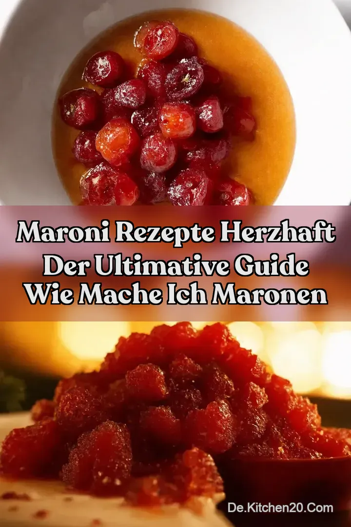 Maroni Rezepte Herzhaft Der ultimative Guide wie mache ich Maronen