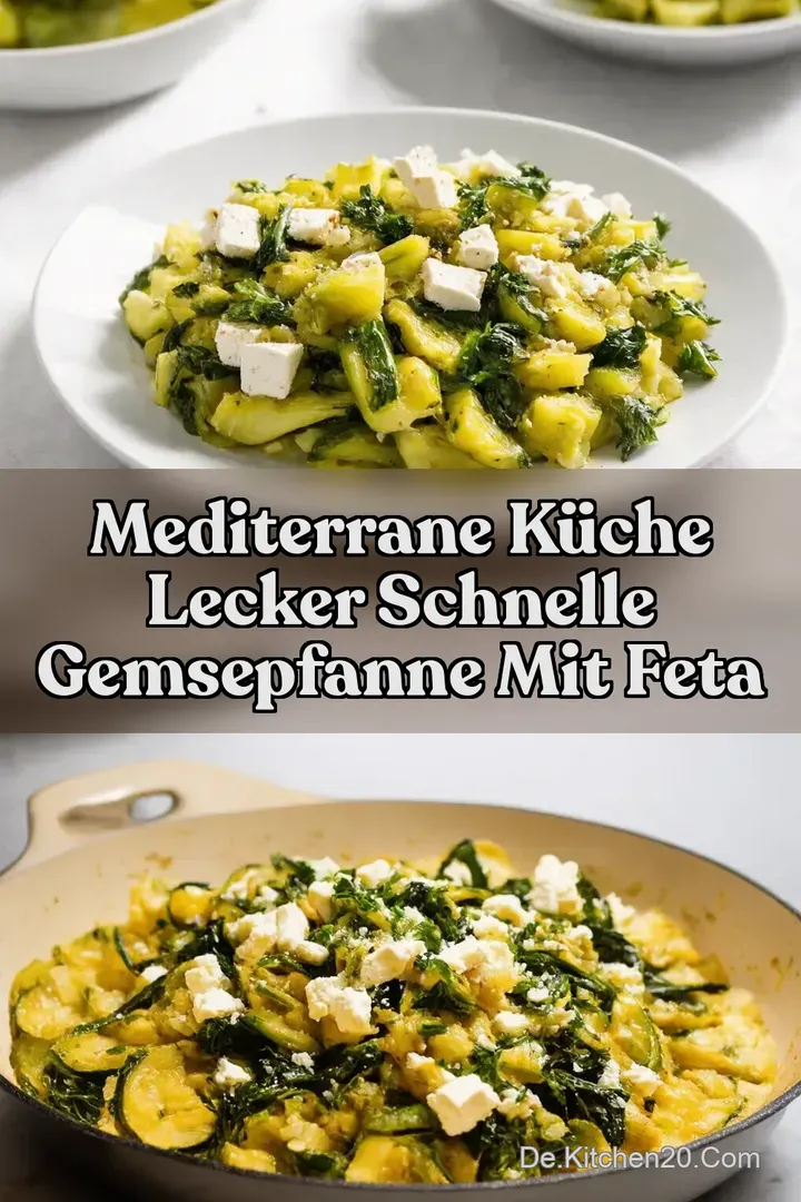 Mediterrane K&uuml;che Lecker Schnelle Gemsepfanne Mit Feta