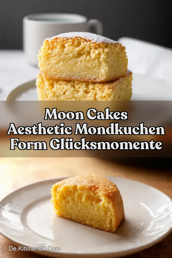 Moon Cakes Aesthetic Mondkuchen Form Gl&uuml;cksmomente