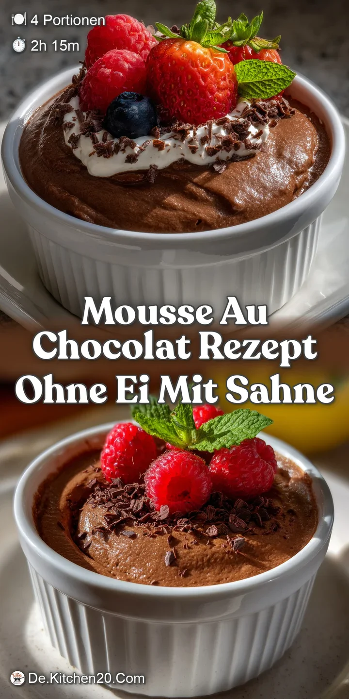 A close-up of a spoonful of chocolate mousse, revealing its airy texture and intense dark chocolate color.