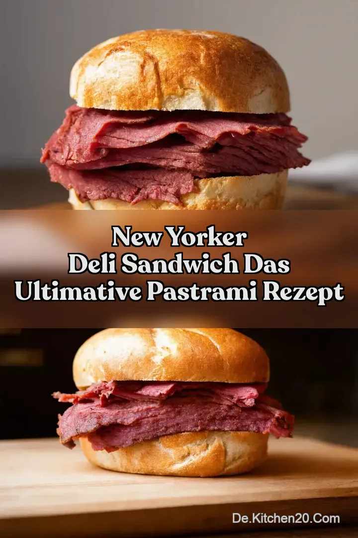 New Yorker Deli Sandwich Das ultimative Pastrami Rezept