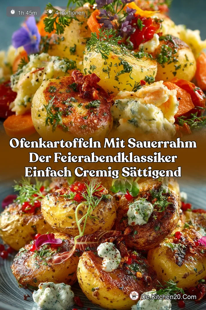 Ofenkartoffeln mit Sauerrahm Der FeierabendKlassiker Einfach cremig sättigend