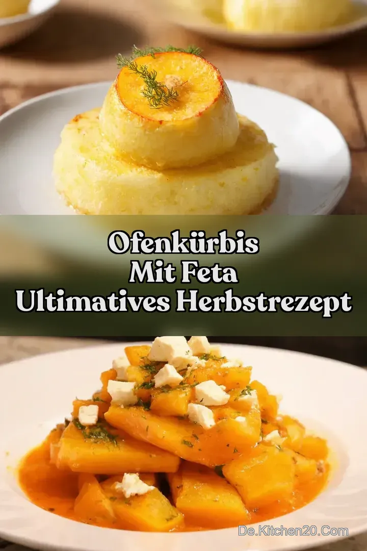 Ofenk&uuml;rbis mit Feta Ultimatives HerbstRezept