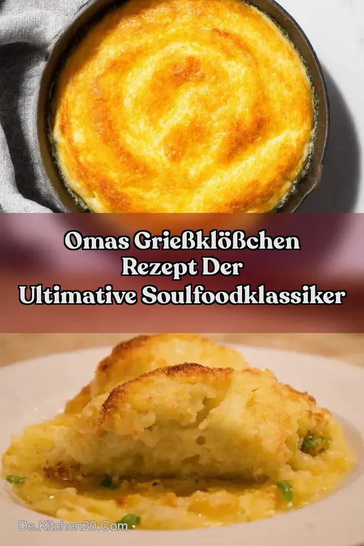 Omas Grie&szlig;kl&ouml;&szlig;chen Rezept Der ultimative SoulfoodKlassiker