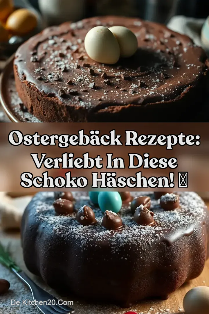 Ostergeb&auml;ck Rezepte: Verliebt in diese Schoko H&auml;schen! 😍