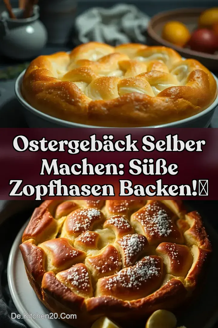 Ostergeb&auml;ck selber machen: S&uuml;&szlig;e Zopfhasen backen!😍