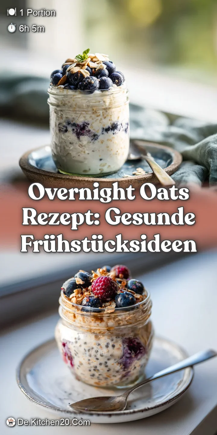Close-up of creamy, textured overnight oats swirled with juicy raspberries and blueberries, highlighting their fresh, vibr...