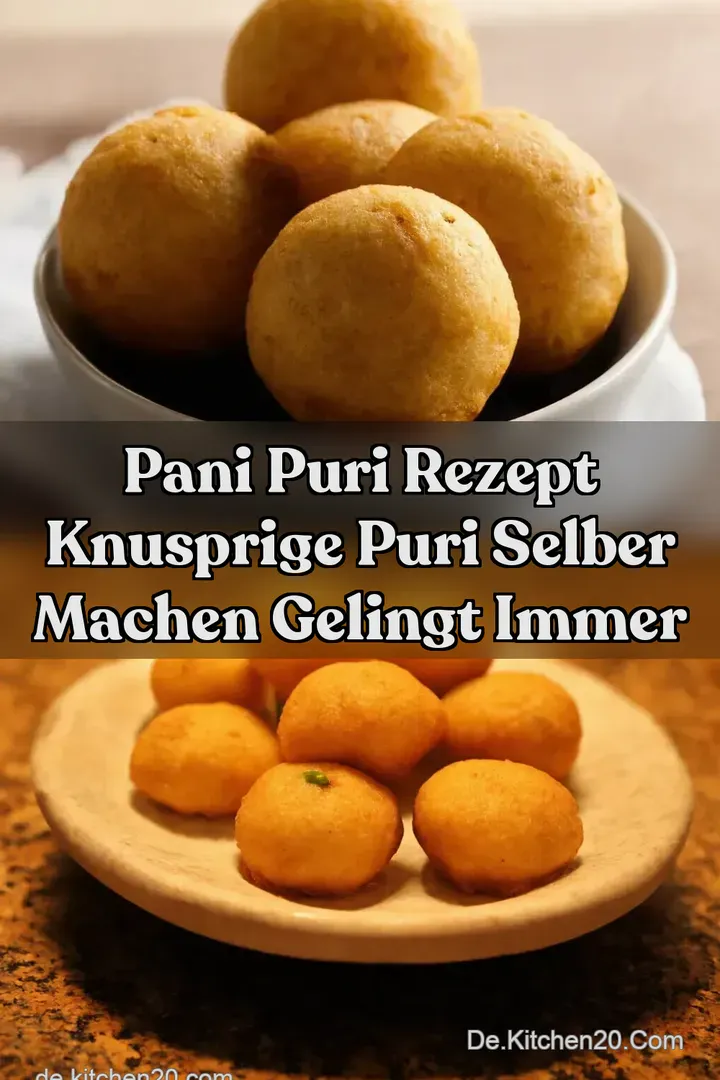 Pani Puri Rezept Knusprige Puri selber machen Gelingt IMMER