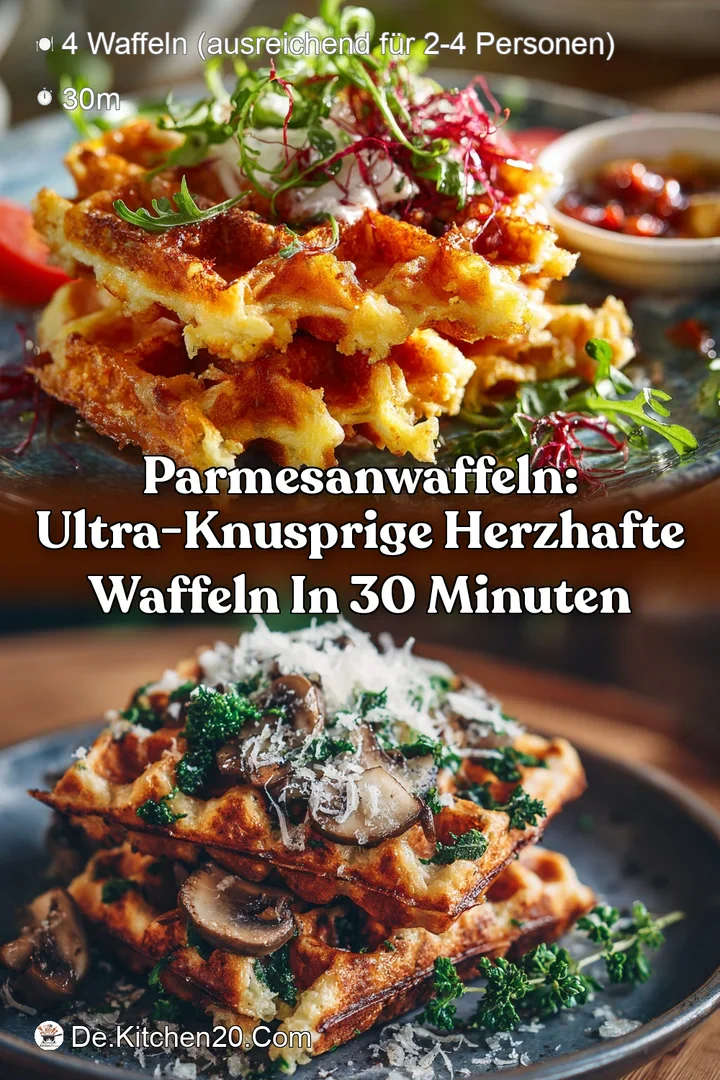 ParmesanWaffeln: Ultra-Knusprige Herzhafte Waffeln in 30 Minuten