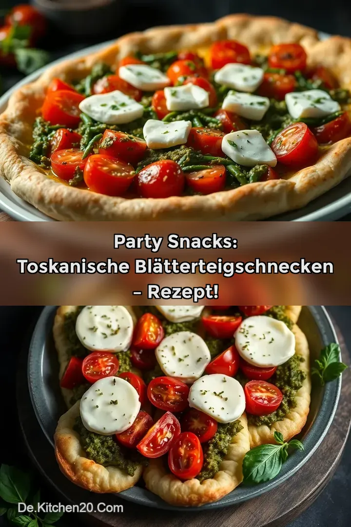 Party Snacks: Toskanische Bl&auml;tterteigschnecken &ndash; Rezept!