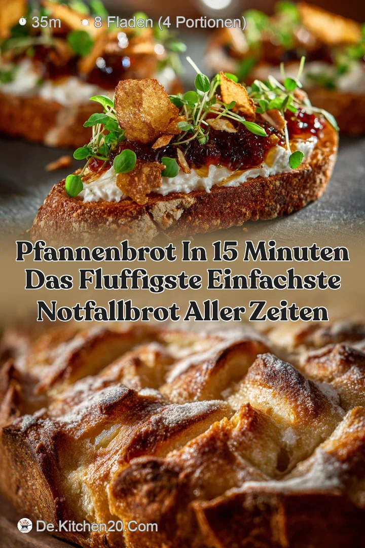Pfannenbrot in 15 Minuten Das fluffigste einfachste Notfallbrot aller Zeiten