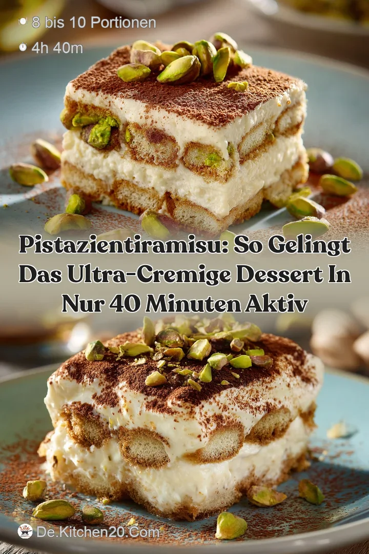 PistazienTiramisu: So gelingt das ultra-cremige Dessert in nur 40 Minuten aktiv
