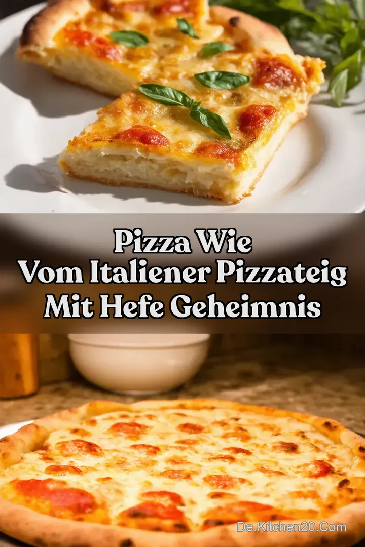 Pizza wie vom Italiener Pizzateig mit Hefe Geheimnis