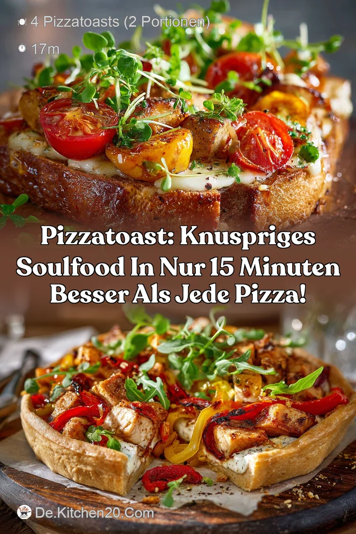 Pizzatoast: Knuspriges Soulfood in nur 15 Minuten Besser als jede Pizza!