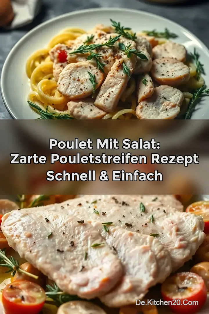 Poulet mit Salat: Zarte Pouletstreifen Rezept Schnell & Einfach