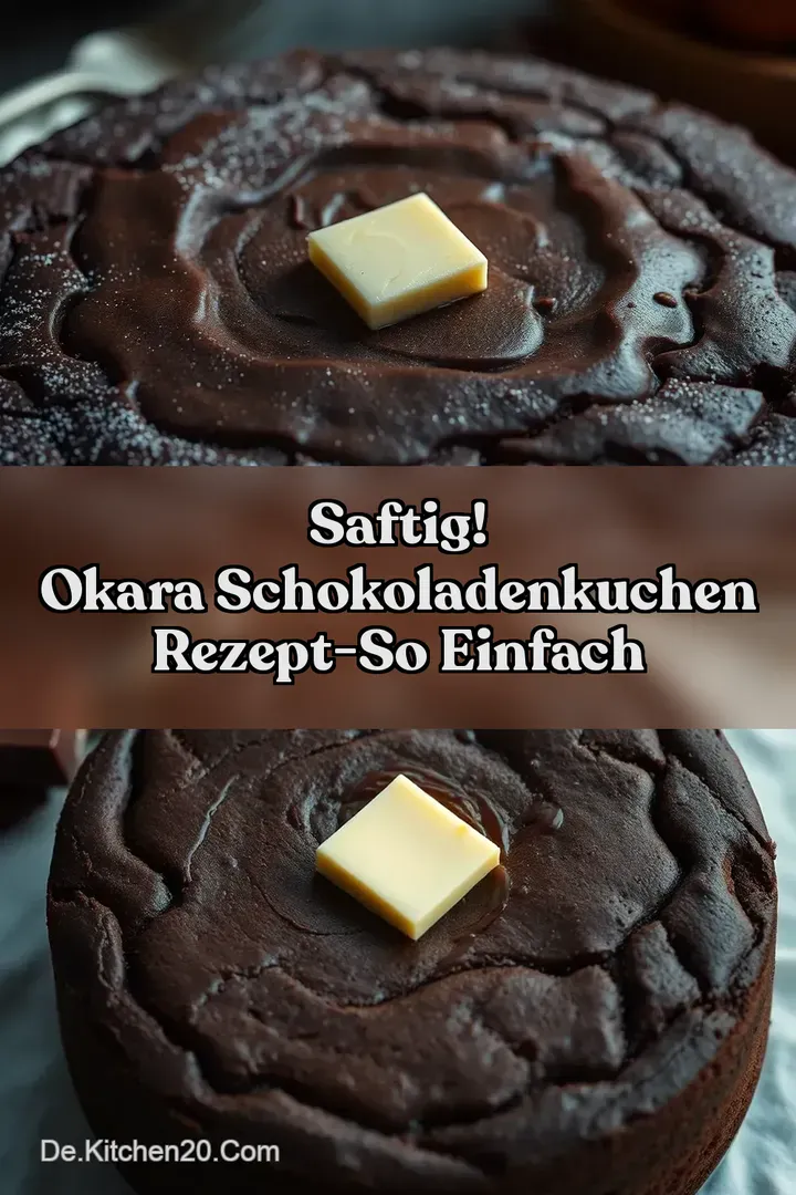 Saftig! Okara Schokoladenkuchen Rezept-So einfach