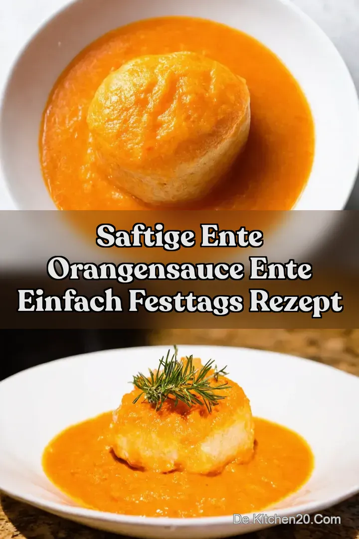 Saftige Ente Orangensauce Ente Einfach Festtags Rezept