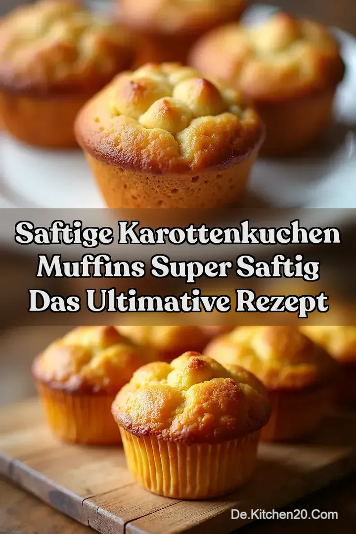 Saftige Karottenkuchen Muffins super saftig Das ultimative Rezept