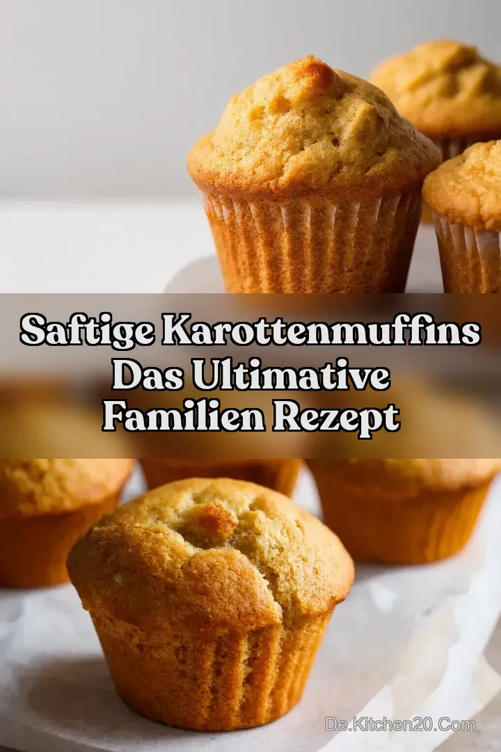 Saftige Karottenmuffins Das ultimative Familien Rezept