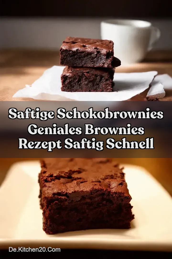 Saftige Schokobrownies Geniales BROWNIES Rezept Saftig Schnell