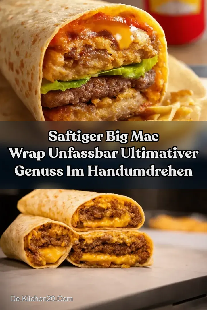 Saftiger Big Mac Wrap unfassbar Ultimativer Genuss im Handumdrehen