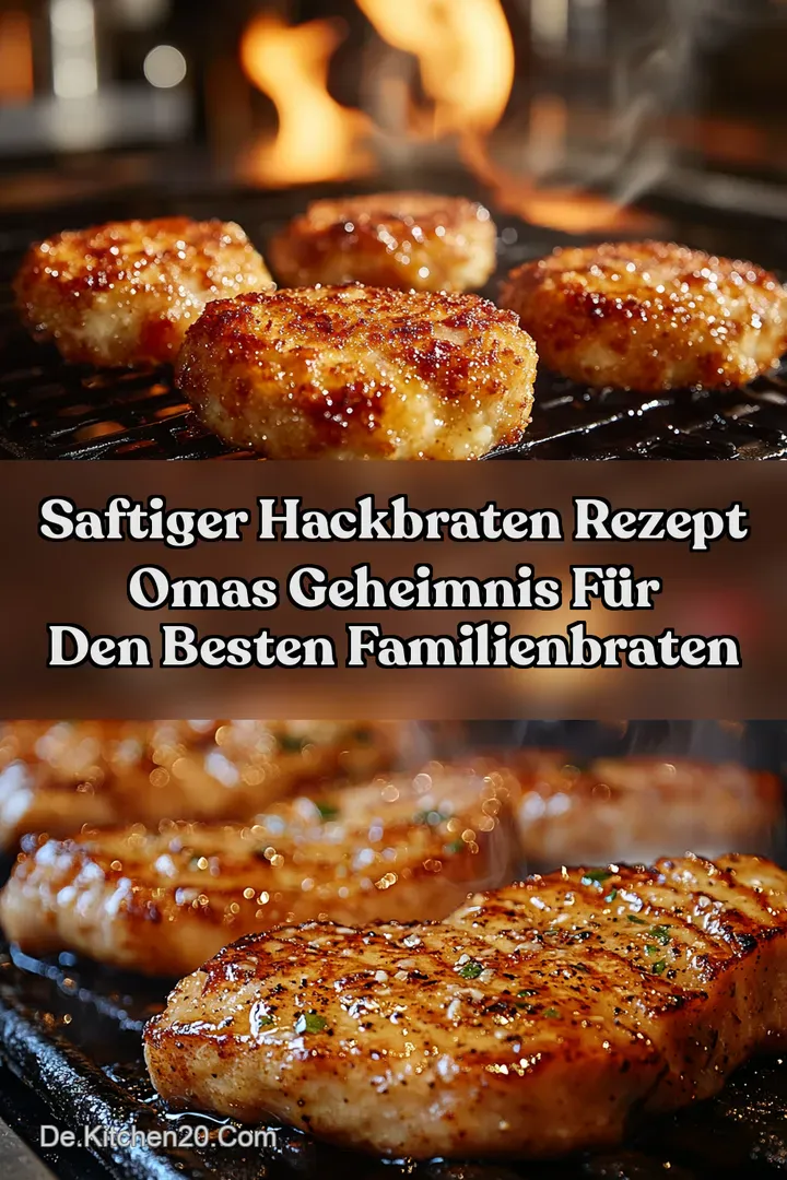 Saftiger Hackbraten Rezept Omas Geheimnis f&uuml;r den Besten FamilienBraten