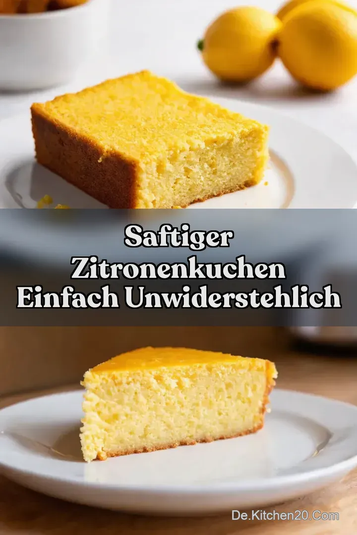 Saftiger Zitronenkuchen Einfach Unwiderstehlich