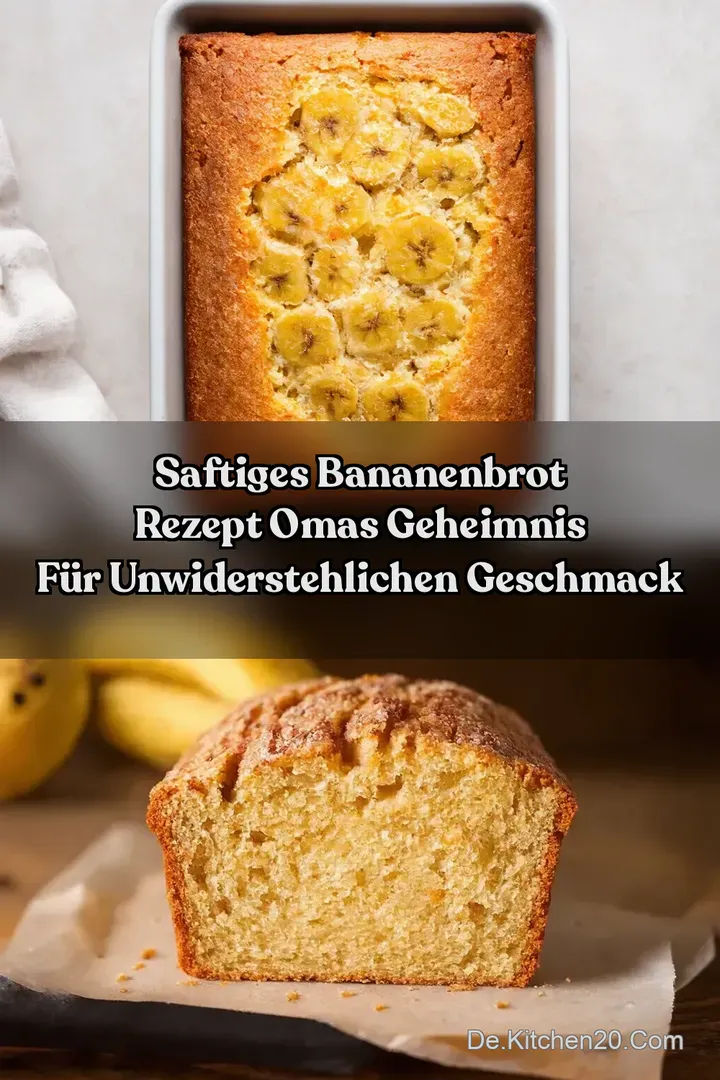 Saftiges Bananenbrot Rezept Omas Geheimnis f&uuml;r unwiderstehlichen Geschmack