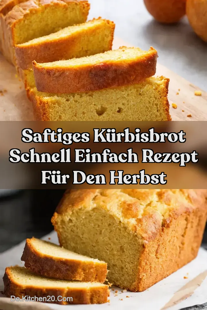 Saftiges K&uuml;rbisbrot Schnell Einfach Rezept f&uuml;r den Herbst