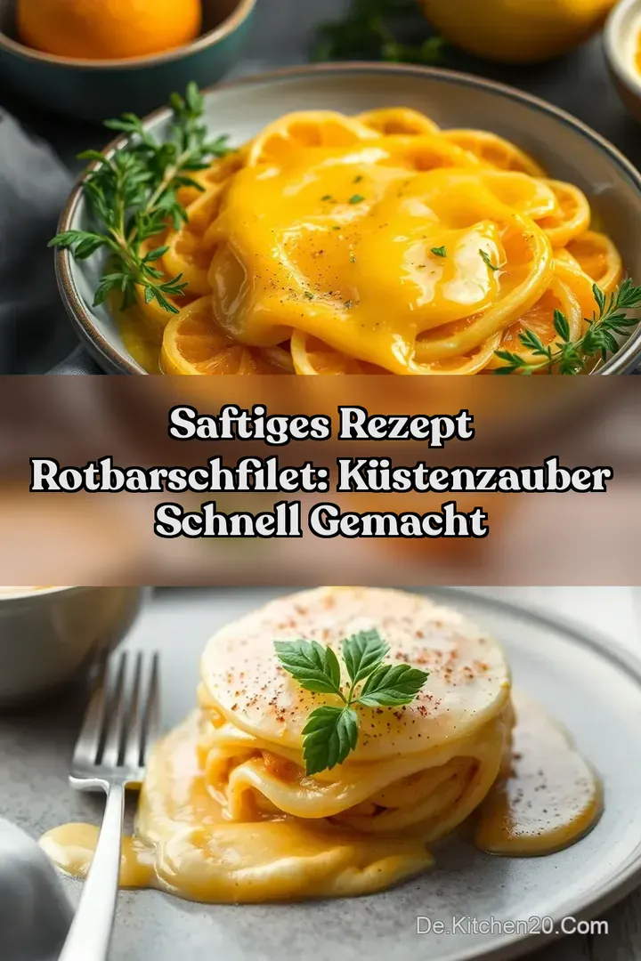 Saftiges Rezept Rotbarschfilet: K&uuml;stenzauber Schnell Gemacht