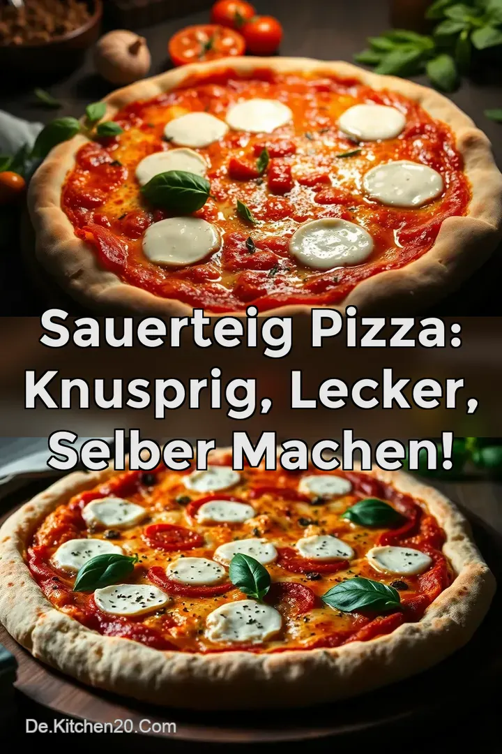 Sauerteig Pizza: Knusprig Lecker Selber Machen!