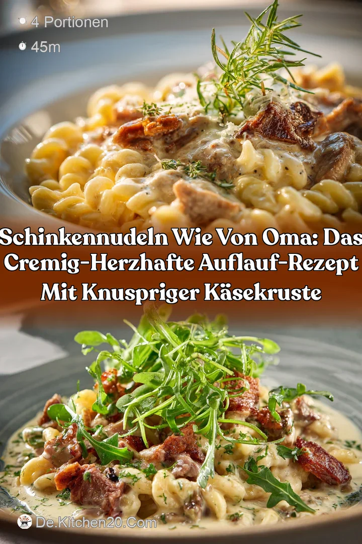 Schinkennudeln wie von Oma: Das cremig-herzhafte Auflauf-Rezept mit knuspriger K&auml;sekruste