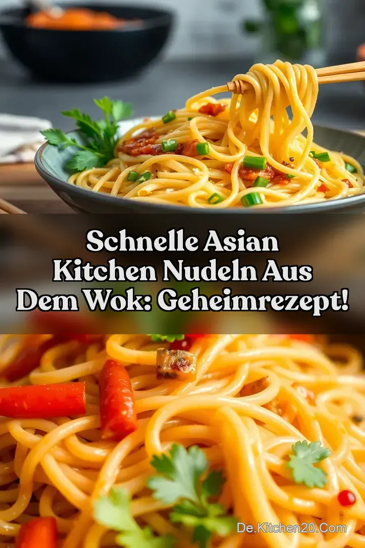Schnelle Asian Kitchen Nudeln aus dem Wok: Geheimrezept!