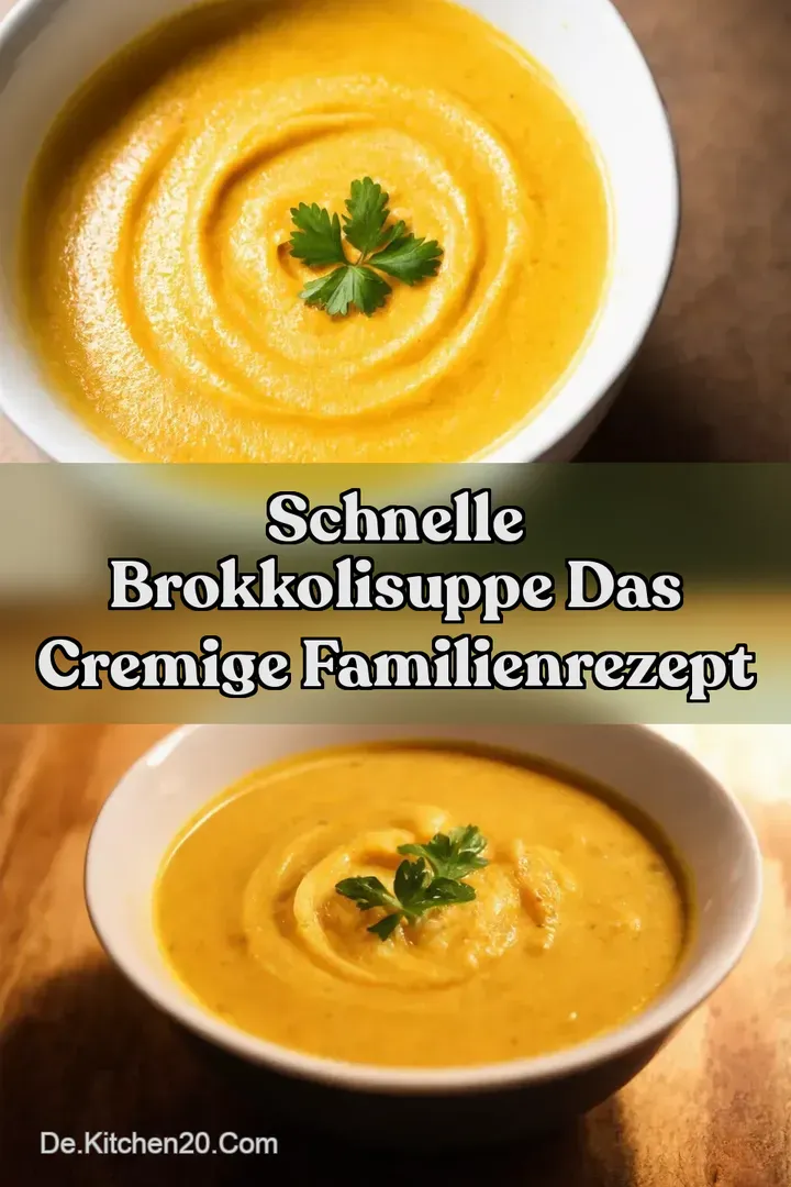 Schnelle Brokkolisuppe Das Cremige Familienrezept