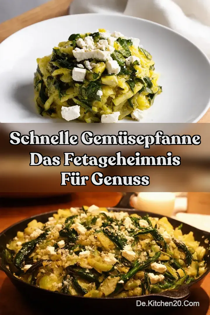 Schnelle Gem&uuml;sepfanne Das FetaGeheimnis f&uuml;r Genuss