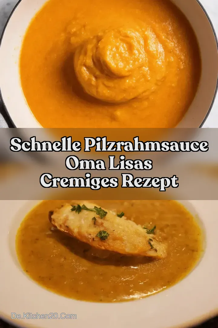 Schnelle Pilzrahmsauce Oma Lisas Cremiges Rezept
