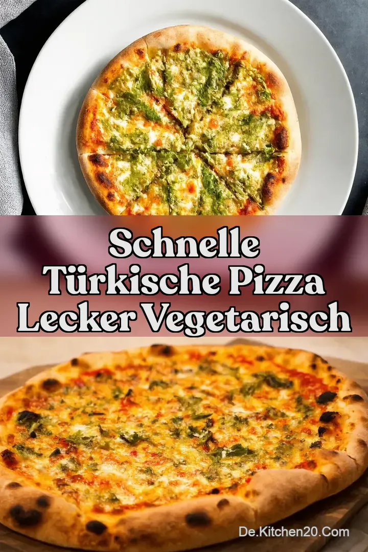 Schnelle T&uuml;rkische Pizza Lecker vegetarisch