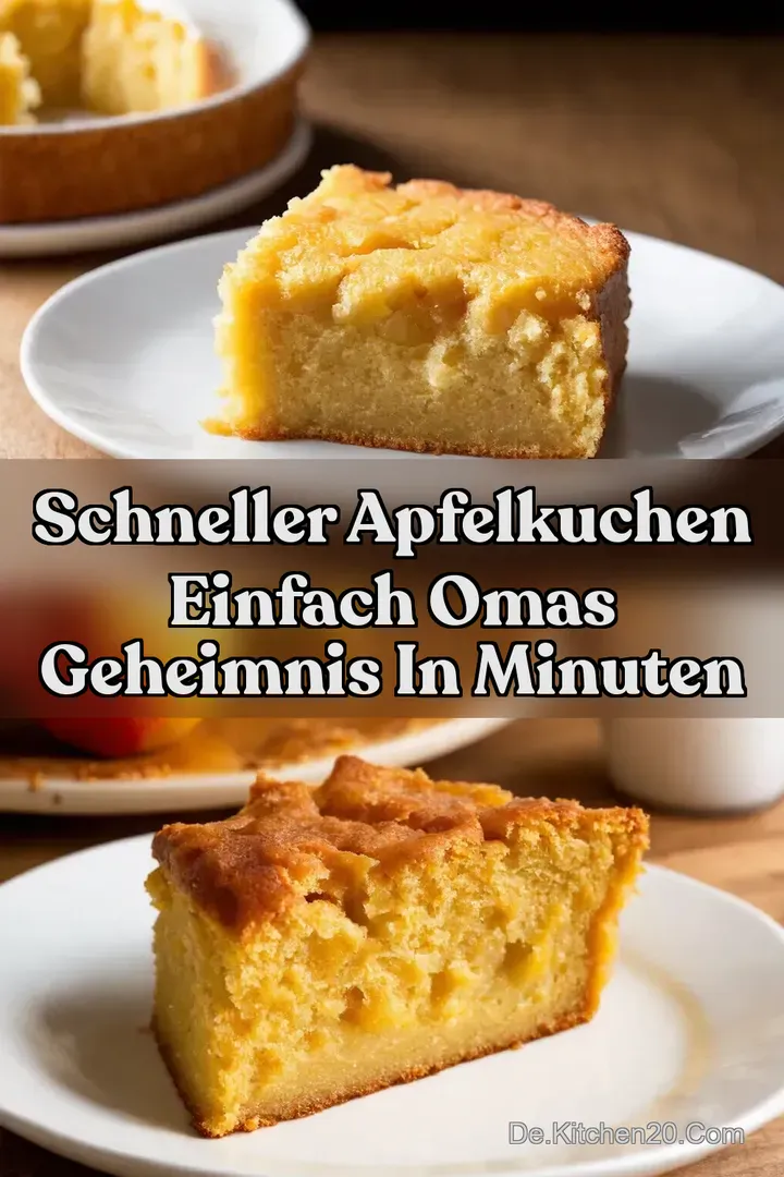 Schneller Apfelkuchen Einfach Omas Geheimnis in Minuten
