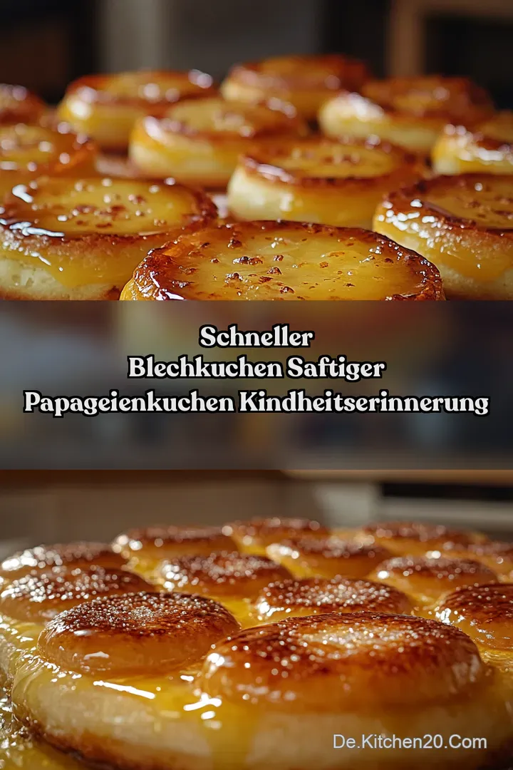 Schneller Blechkuchen Saftiger Papageienkuchen Kindheitserinnerung