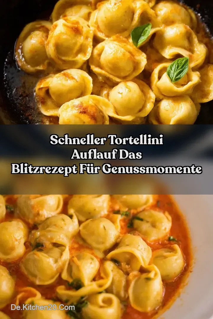Schneller Tortellini Auflauf Das Blitzrezept f&uuml;r Genussmomente