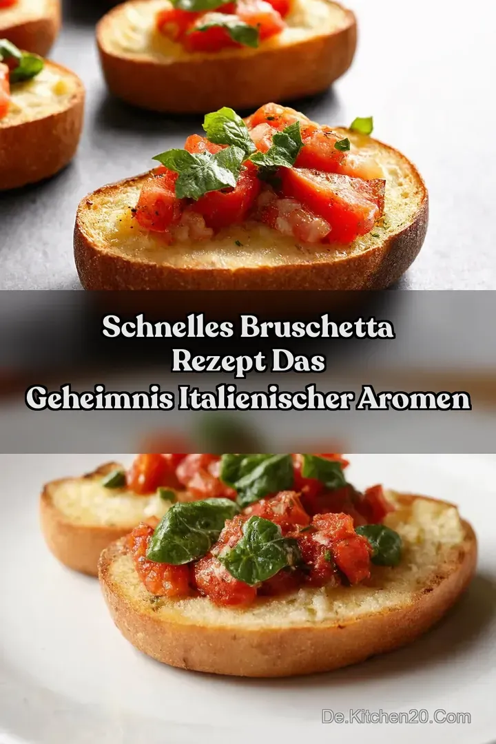 Schnelles Bruschetta Rezept Das Geheimnis Italienischer Aromen