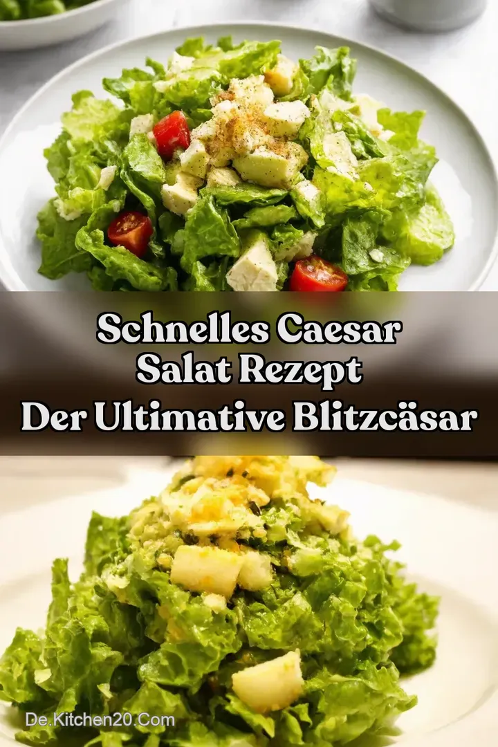 Schnelles Caesar Salat Rezept Der ultimative BlitzC&auml;sar