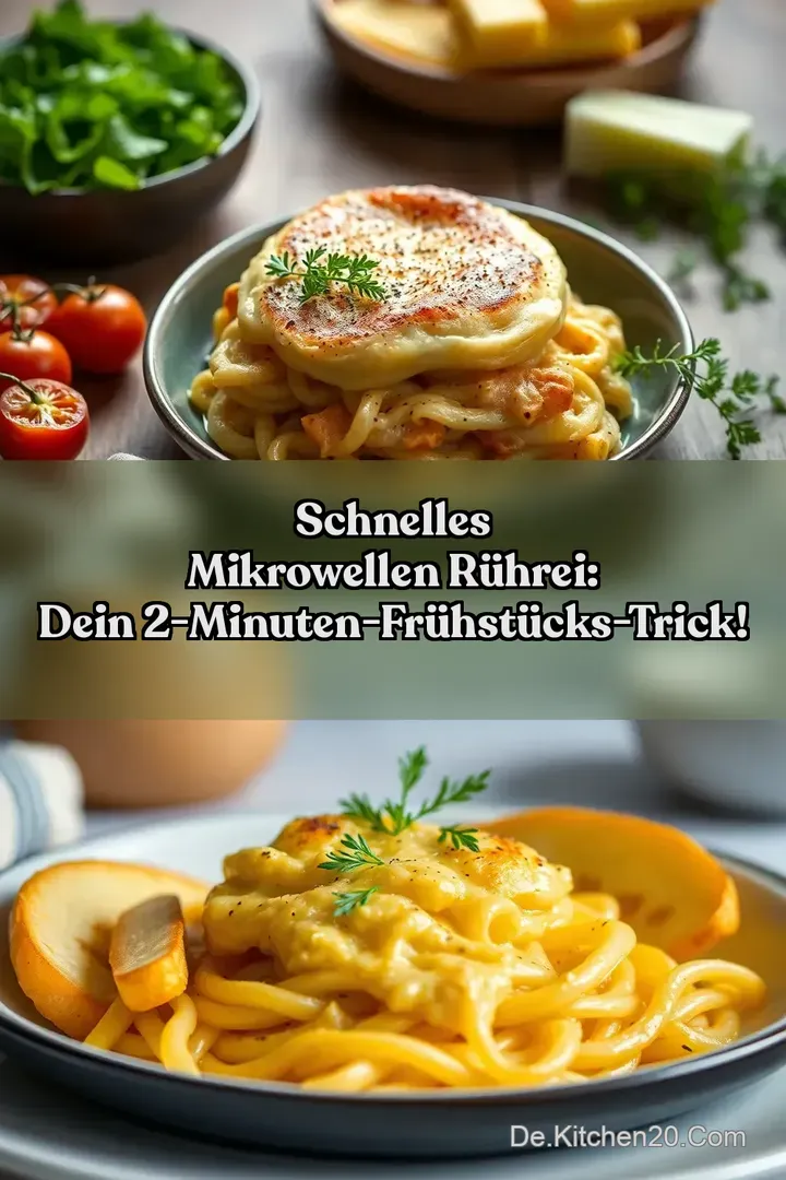 Schnelles Mikrowellen R&uuml;hrei: Dein 2-Minuten-Fr&uuml;hst&uuml;cks-Trick!