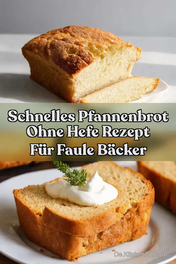 Schnelles Pfannenbrot ohne Hefe Rezept f&uuml;r Faule B&auml;cker